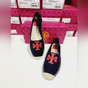 NEW!!! TORYBURCH WESTON FLAT ESPADRILLE
